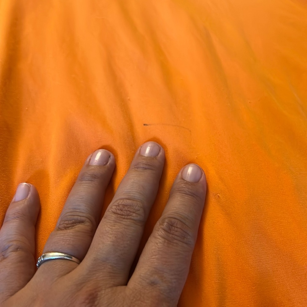 Cayro measures small Vibrant Pink and Orange Women's Dress - Picture 6 of 12